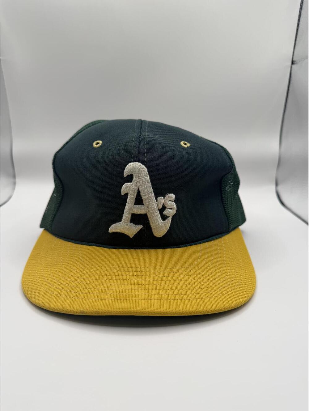 MLB Hat Green VTG Oakland Athletic Snapback (1)